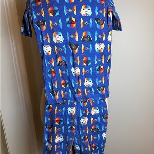 Hanna Anderson Size 12 Star Wars Blue Helmet Print Kids Top